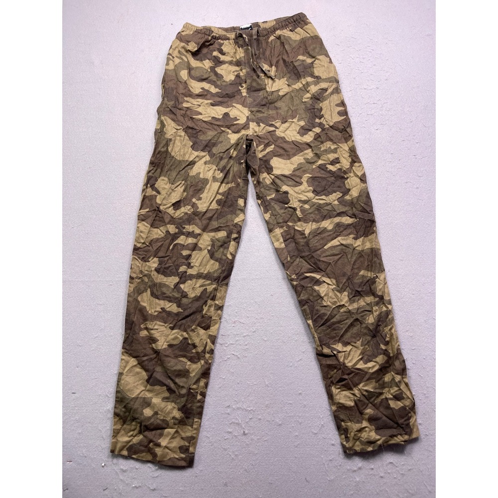 Allison‎ Rhea Lounge Pants 100% Cotton Camouflage Brown S Mens